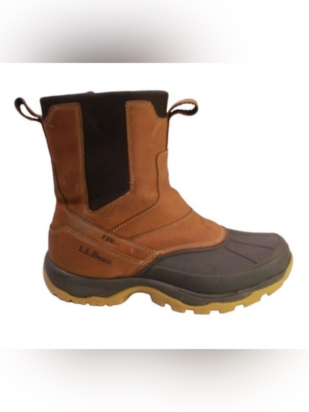 L.L. Bean Storm Chaser Chelsea Tek 2.5 Men's Tan/ Brown Waterproof Winter Boots